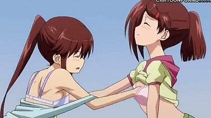 Anime Lesbian Twins Fucking - Lesbian Cartoon Porn - Horny lesbians adore having some wild and hot lesbian  fun - CartoonPorno.xxx